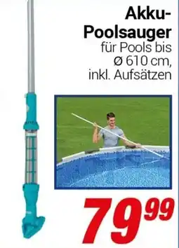 CENTERSHOP Akku Poolsauger Angebot
