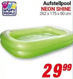 CENTERSHOP HAPPY PEOPLE Aufstellpool NEON SHINE Angebot