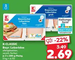 Kaufland K-CLASSIC Bayr. Leberkäse Angebot