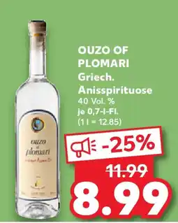 Kaufland OUZO OF PLOMARI Griech. Anisspirituose Angebot