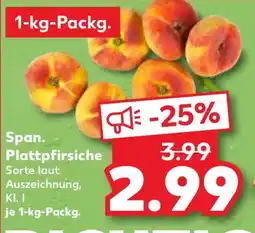 Kaufland Span. Plattpfirsiche Angebot