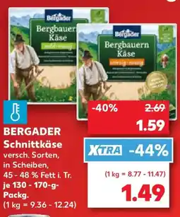 Kaufland BERGADER Schnittkäse Angebot