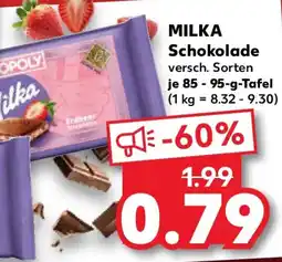 Kaufland MILKA Schokolade Angebot