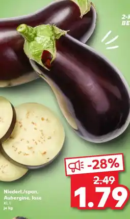 Kaufland Niederl./span. Aubergine, lose Angebot