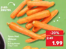 Kaufland Span./ital. Möhren Angebot