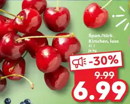 Kaufland Span./türk. Kirschen, lose Angebot