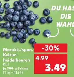 Kaufland Marokk./span. Kulturheidelbeeren Angebot