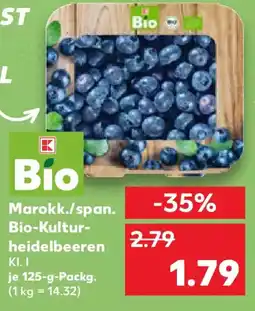 Kaufland Marokk./span. Bio-Kulturheidelbeeren Angebot