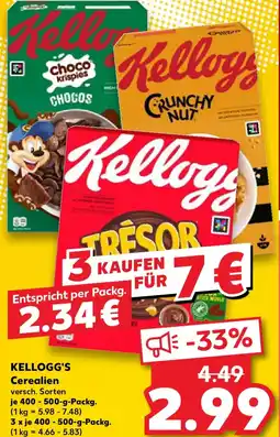 Kaufland KELLOGG'S Cerealien Angebot