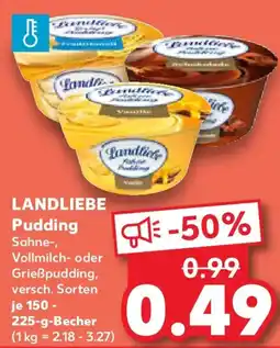 Kaufland LANDLIEBE Pudding Angebot