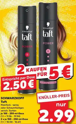 Kaufland SCHWARZKOPF Taft Angebot