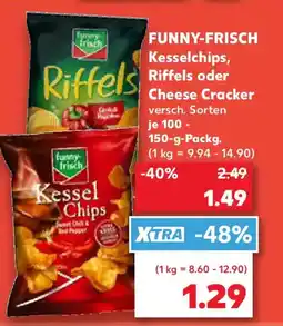Kaufland FUNNY-F Riffels oder Cheese Cracker Angebot