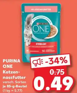 Kaufland PURINA ONE Katzennassfutter Angebot