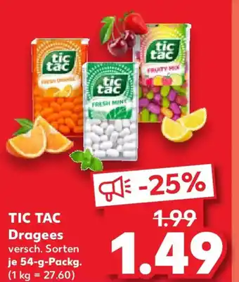 Kaufland TIC TAC Dragees Angebot