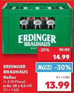 Kaufland ERDINGER BRAUHAUS Helles Angebot