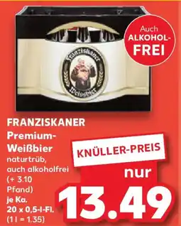 Kaufland FRANZISKANER Premium- Weißbier Angebot