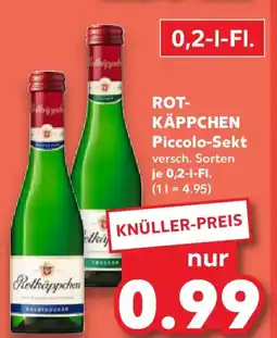 Kaufland ROTKÄPPCHEN Piccolo-Sekt Angebot