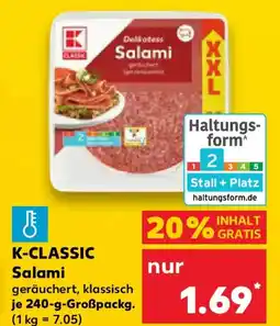 Kaufland K-CLASSIC Salami Angebot