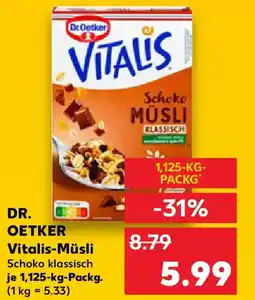 Kaufland DR. OETKER Vitalis-Müsli Angebot