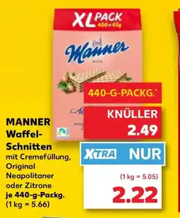 Kaufland MANNER Waffel- Schnitten Angebot