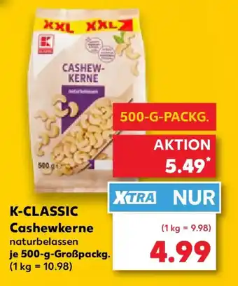Kaufland K-CLASSIC Cashewkerne Angebot