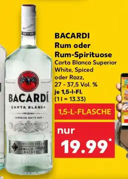 Kaufland BACARDI Rum oder Rum-Spirituose Angebot