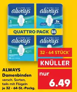 Kaufland ALWAYS Damenbinden Angebot