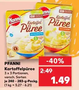 Kaufland PFANNI Kartoffelpüree Angebot