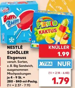 Kaufland NESTLÉ SCHÖLLER Eisgenuss Angebot