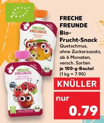 Kaufland FRECHE FREUNDE Bio- Frucht-Snack Angebot