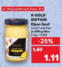 Kaufland K-GOLD EDITION Dijon-Senf Angebot