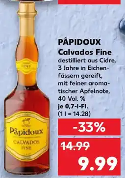 Kaufland PAPIDOUX Calvados Fine Angebot