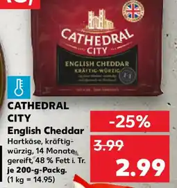 Kaufland CATHEDRAL CITY English Cheddar Angebot