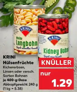 Kaufland KRINI Hülsenfrüchte Angebot