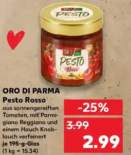 Kaufland ORO DI PARMA Pesto Rosso Angebot