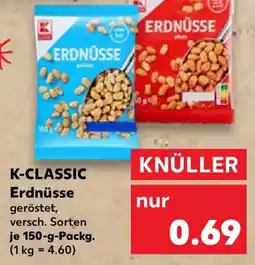 Kaufland K-CLASSIC Erdnüsse Angebot