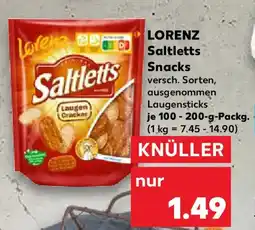 Kaufland LORENZ Saltletts Snacks Angebot