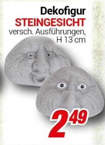 CENTERSHOP Dekofigur Steingesicht Angebot