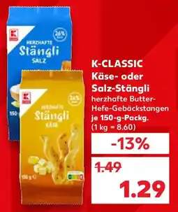 Kaufland K-CLASSIC Käse- oder Salz-Stängli Angebot