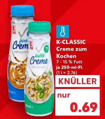 Kaufland K-CLASSIC Creme zum Kochen Angebot