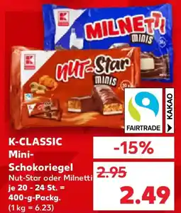 Kaufland K-CLASSIC Mini- Schokoriegel Angebot
