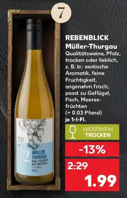 Kaufland REBENBLICK Müller-Thurgau Angebot