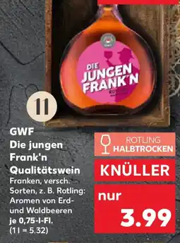 Kaufland GWF Die jungen Frank'n Qualitätswein Angebot