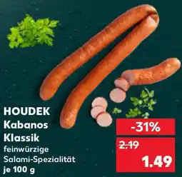 Kaufland HOUDEK Kabanos Klassik Angebot