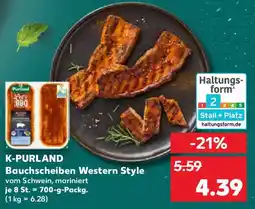 Kaufland K-PURLAND Bauchscheiben Western Style Angebot