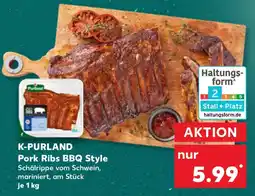 Kaufland K-PURLAND Pork Ribs BBQ Style Angebot