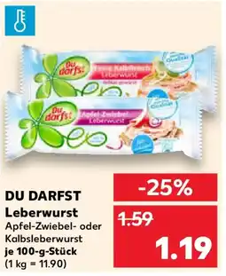 Kaufland DU DARFST Leberwurst Angebot