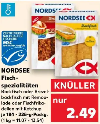 Kaufland NORDSEE Fischspezialitäten Angebot