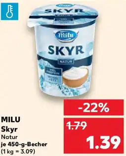 Kaufland MILU Skyr Angebot