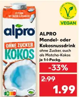 Kaufland ALPRO Mandel- oder Kokosnussdrink Angebot